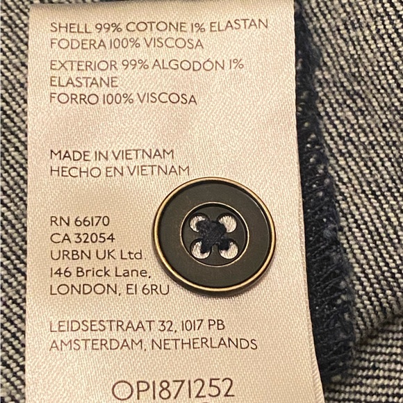 Anthropologie Sqaure Neck Buttondown Corset Dress 6 - Picture 8 of 9